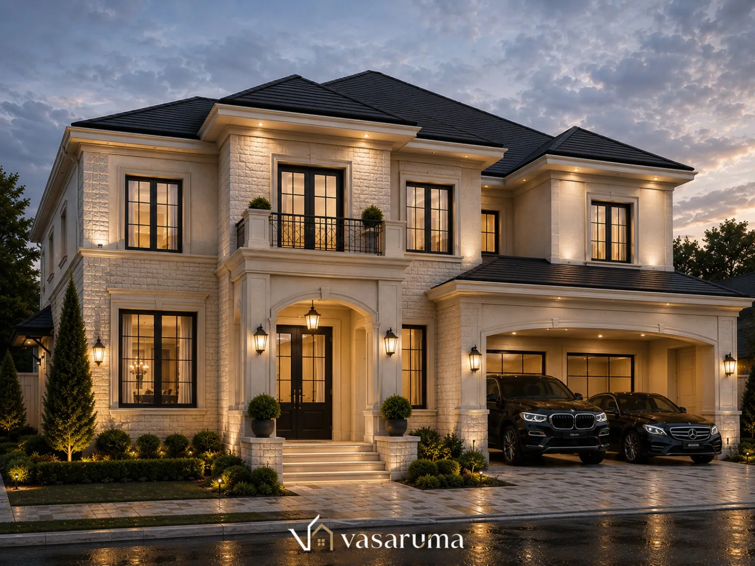 Desain Rumah American Classic Vasaruma