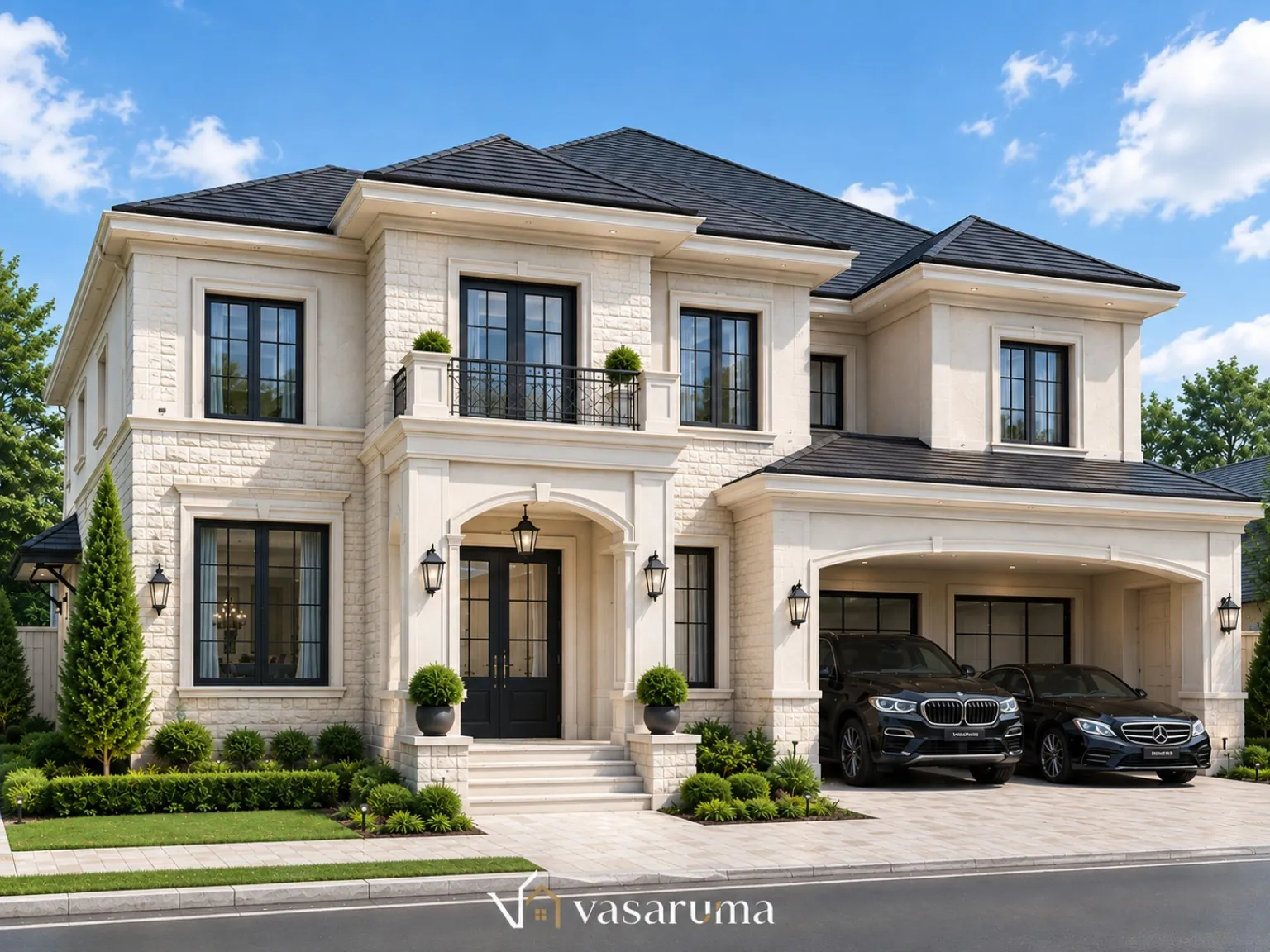 Desain Rumah American Classic Vasaruma