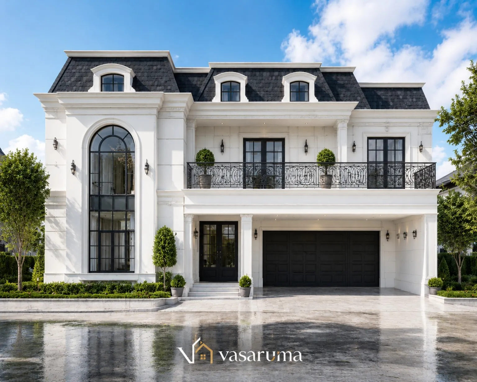Desain American Classic House