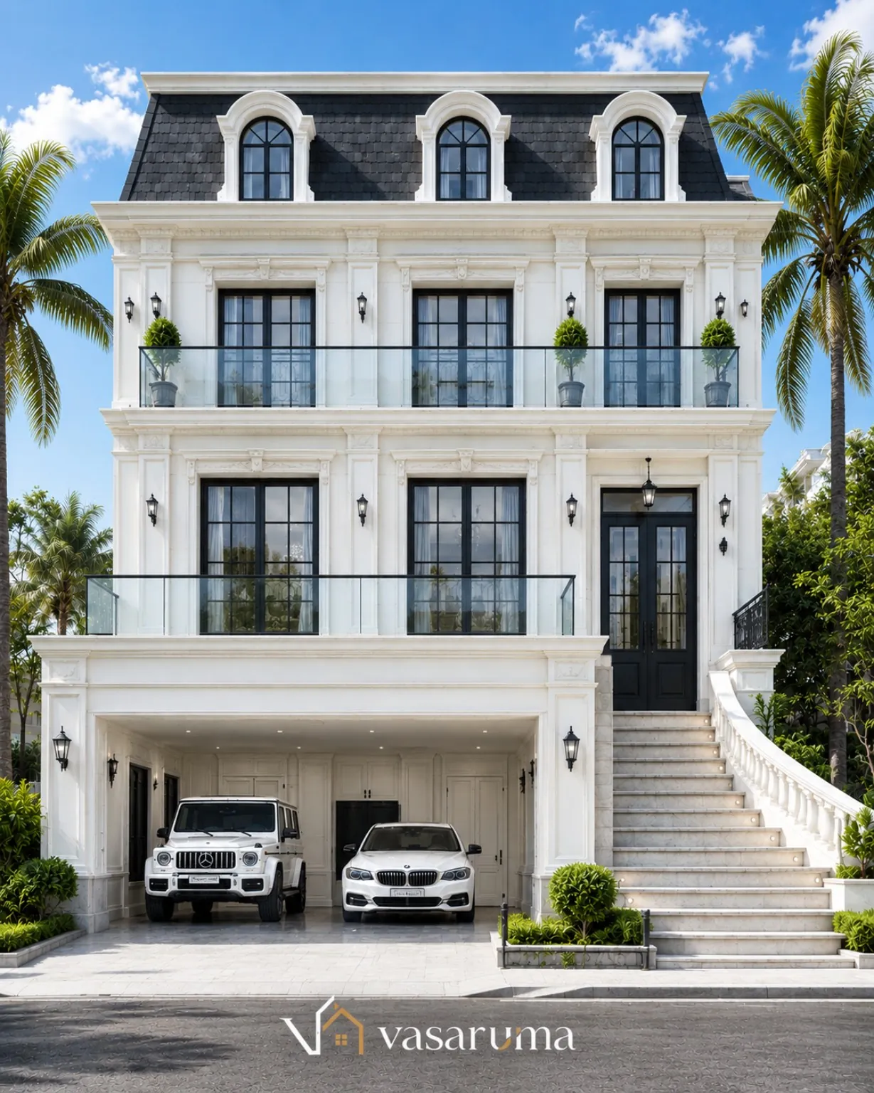 Desain American Classic House