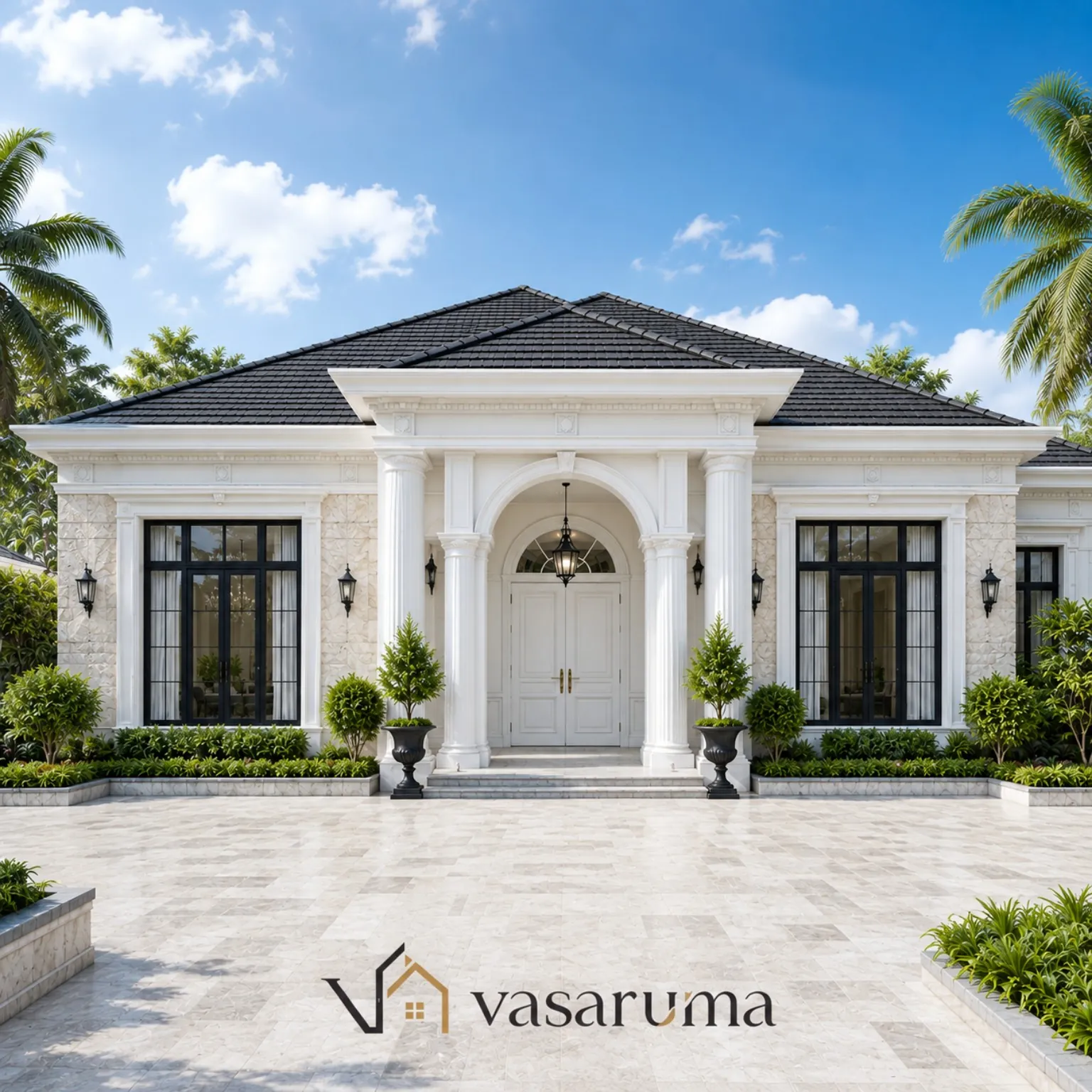 Desain American Classic House