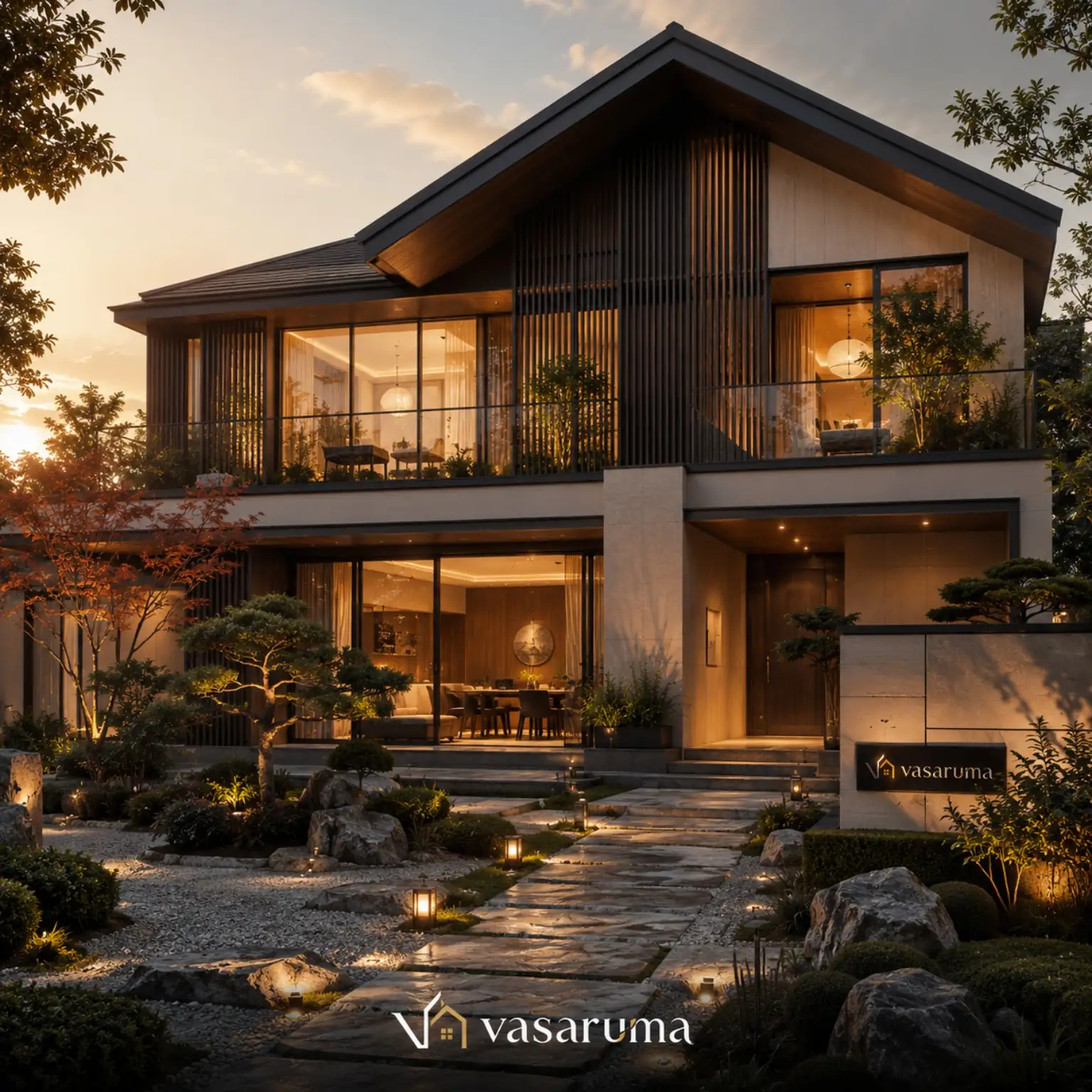 Desain Rumah Japandi Vasaruma