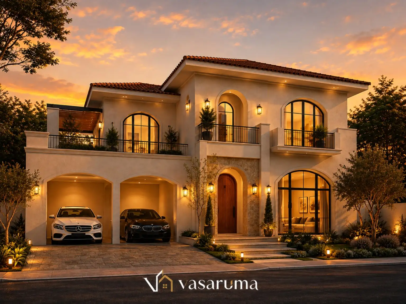 Desain Rumah Mediterania Vasaruma