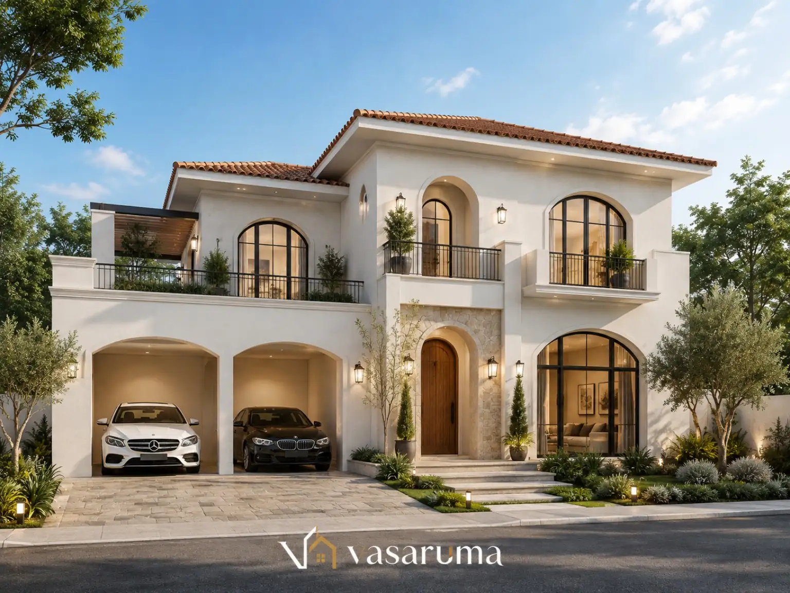 Desain Rumah Mediterania Vasaruma