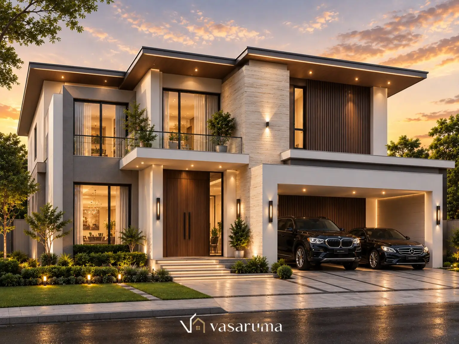 Desain Rumah Modern Minimalis Vasaruma