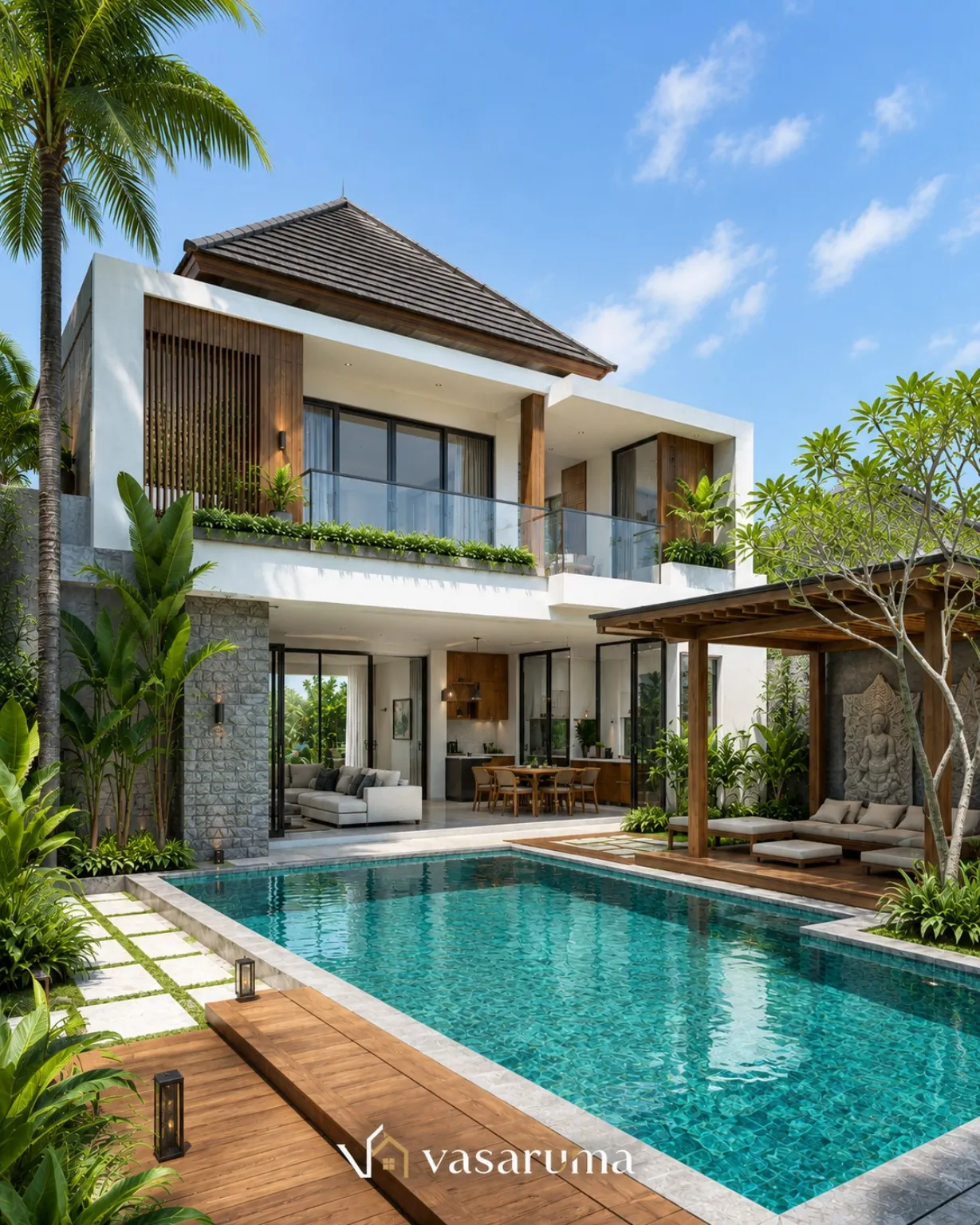 Desain Rumah Tropis Modern