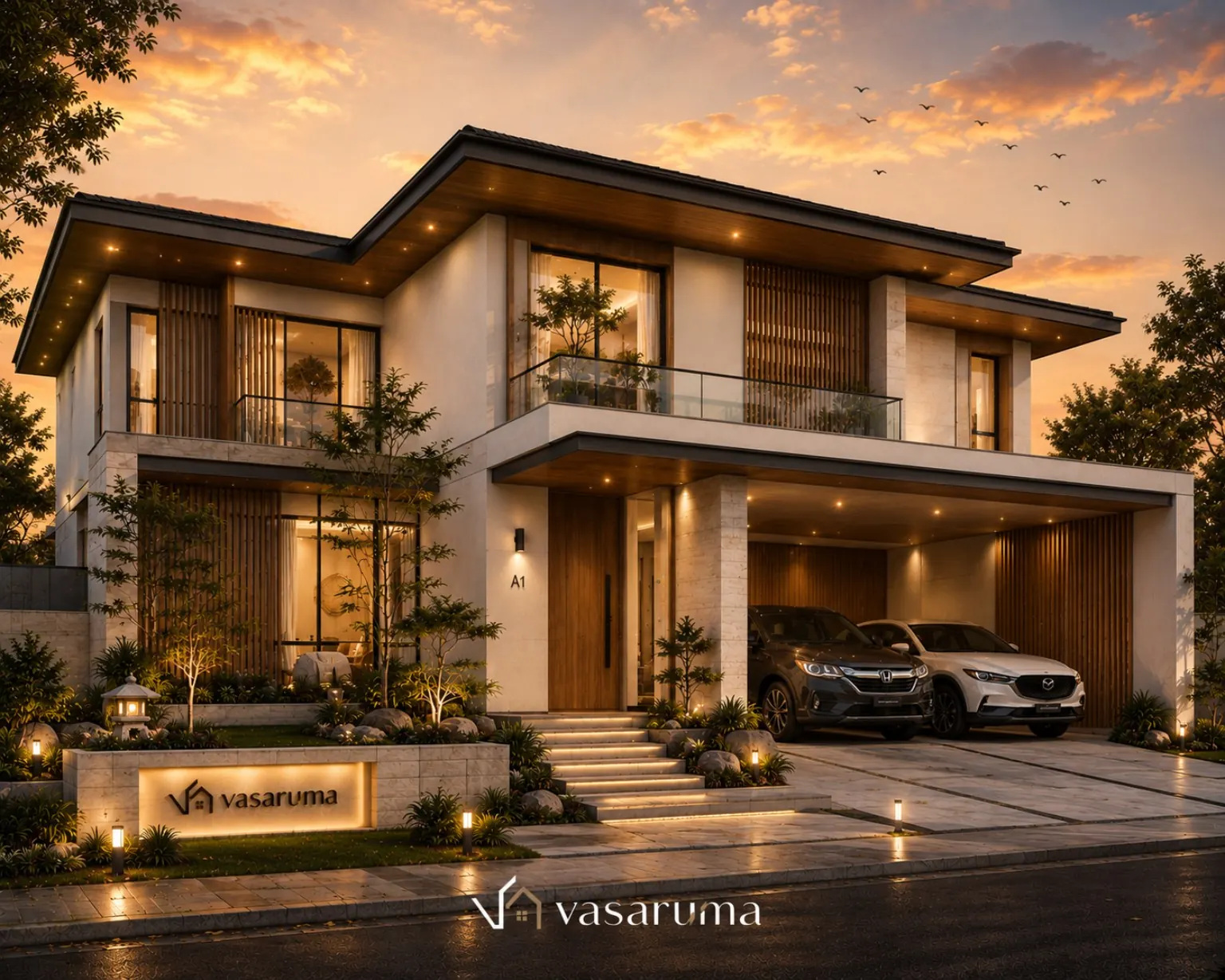 Desain Rumah Japandi Modern
